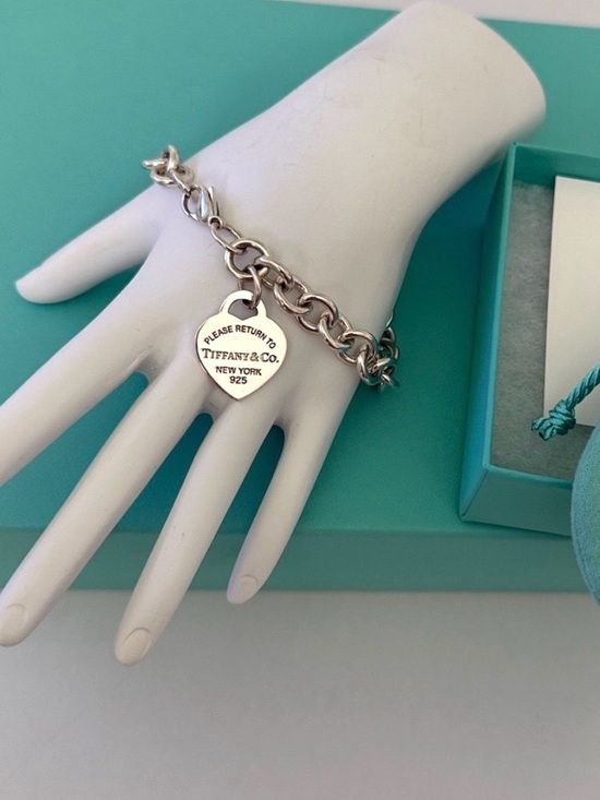 Tiffany & Co. Jewelry - 9 1/2” XL Length - Tiffany & Co. Please ReturnTo Tiffany Heart Tag Bracelet